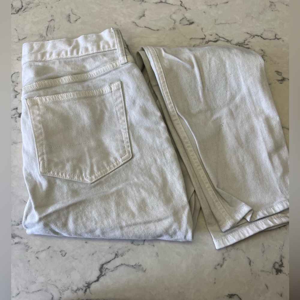 Free Assembly Slim Straight Leg Jeans White 29X30